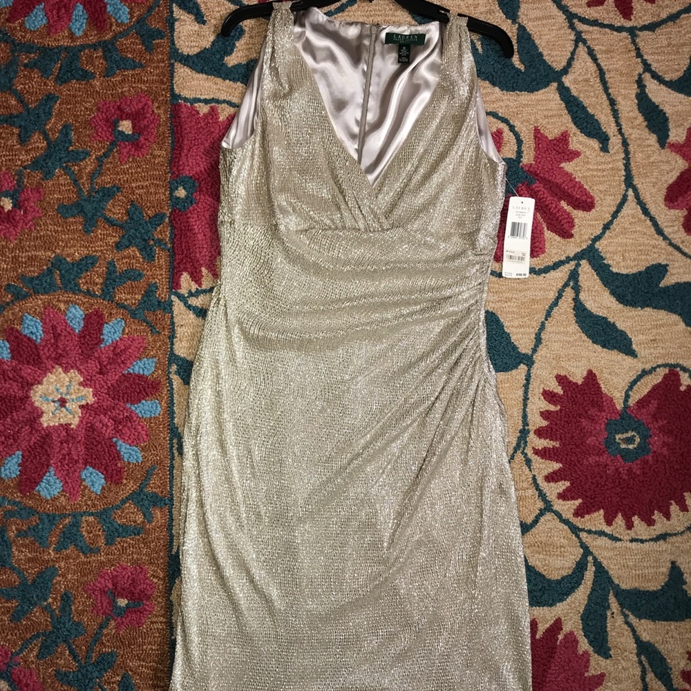 Gold BodyCon Cocktail Dress